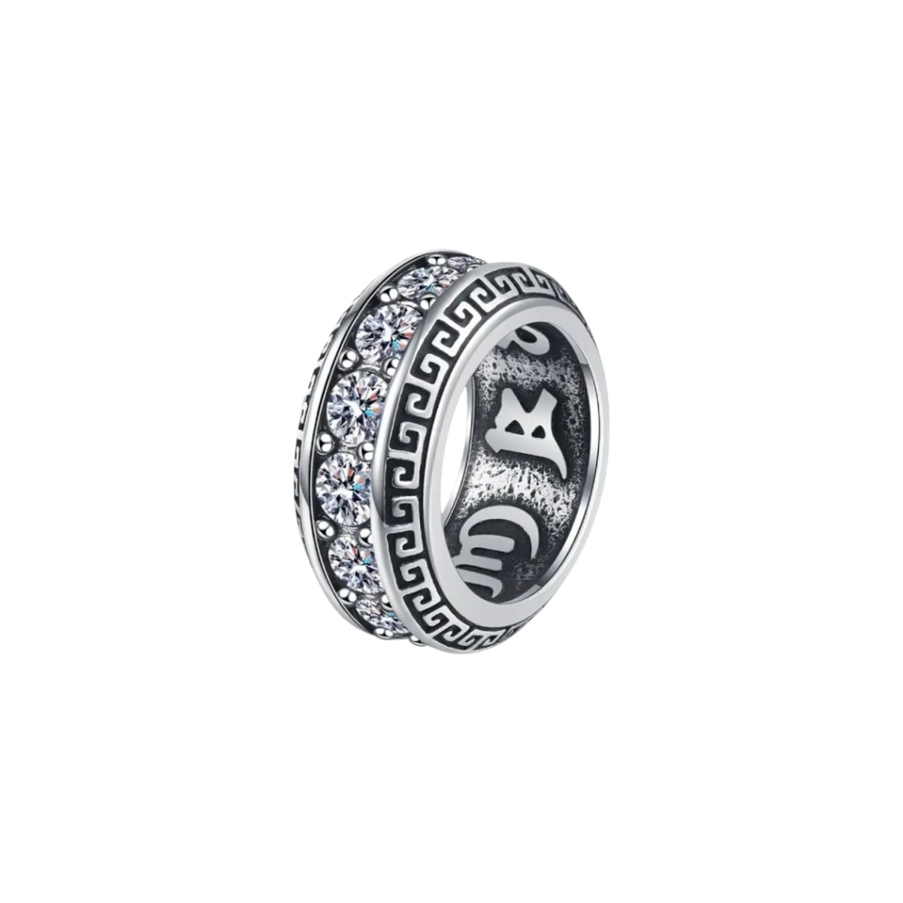 New Stainless Steel Ring W/ Cz All Around Size 11